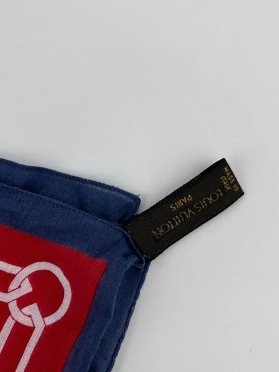 Louis Vuitton Scarf Cotton Multicolor Vintage - Picture 6 of 11